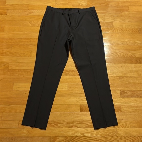 Express Slim Black Wool-Blend Modern Tech Suit Pant - Picture 6 of 11